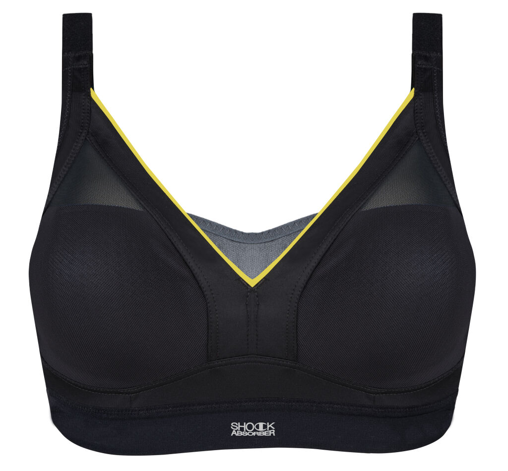 Shock Absorber Active Sports Padded Bra W naisten urheiluliivit (tummanharmaa) Budget Sport